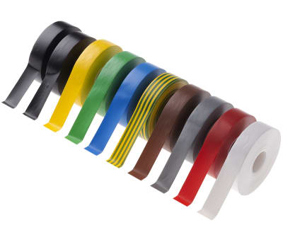 Product image for Advance Tapes AT7 Assorted PVC Electrical Tape, 19mm x 33m