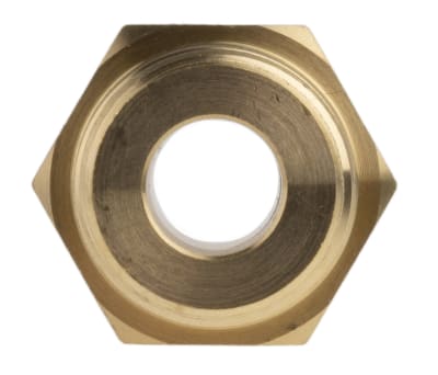 Product image for RS PRO Straight Brass Hose Connector, 1/2 in G Male