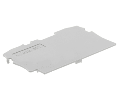 Product image for END PLATE FOR TERMINALS 2 X 2,5 MM2 GREY