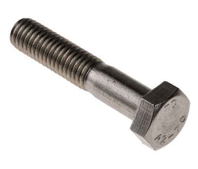 Product image for A2 s/steel hex head bolt M8 x 40mm
