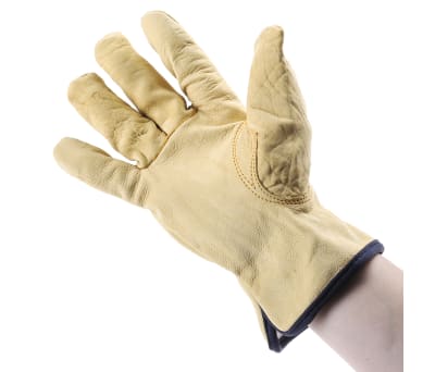 Product image for MEDIUM SIZE GRAIN COWHIDE GLOVES,1 PAIR