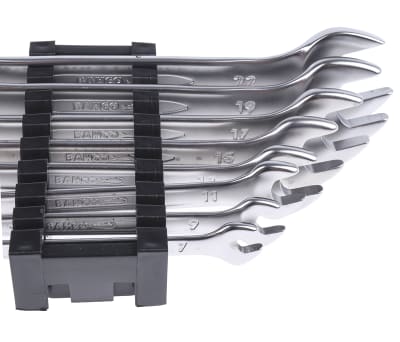 Product image for Bahco 8 Piece Vanadium Extra Steel Spanner Set