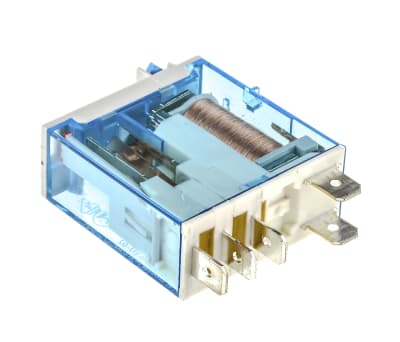 Product image for Plug in relay w/ flag, 16A, 24Vdc, SPDT