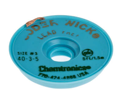 Product image for LEAD FREE DESOLDERING WICK,2.0MMX1.5M