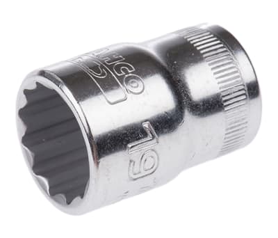 Product image for 1/2in sq drive,socket,19 mm A/F