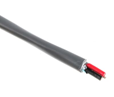 Product image for Shielded security cable,2 x 20awg  PVC