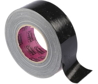 Product image for GLOSS CLOTH TAPE GAFFA BLACK 50M AT202