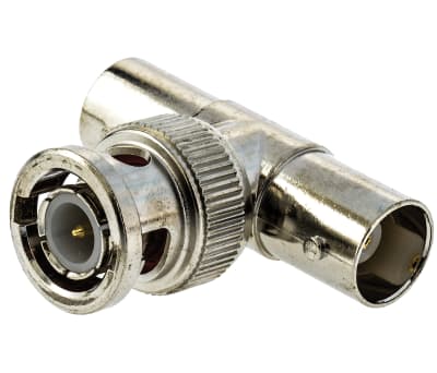 Product image for Tee 50Ω RF Adapter BNC Plug to BNC Socket 4GHz