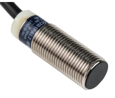 Product image for Telemecanique Sensors M12 x 1 Inductive Sensor - Barrel, PNP Output, 2 mm Detection, IP69K, Cable Terminal