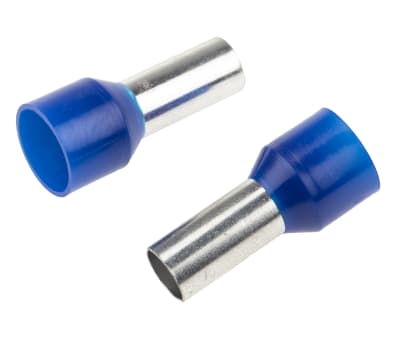 Product image for Blue bootlace ferrule,16mm sq cable