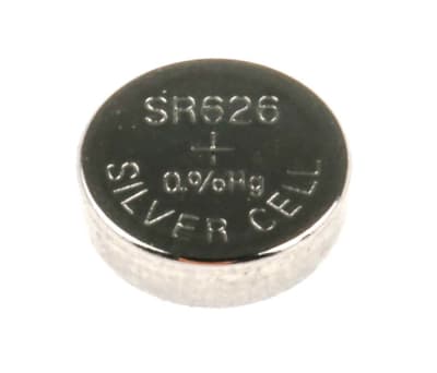 Product image for SR66 Silver Oxide Coin Cell,1.55V 25mAh