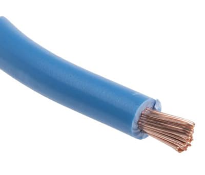 Product image for Blue flexible switchgear cable,84/0.3mm