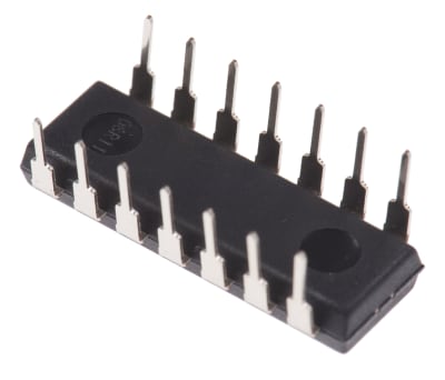 Product image for TL084I QUAD 3MHZ 13V/US OP AMP, DIP14