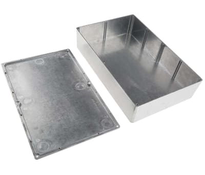 Product image for Natural aluminium box,275x175x65mm