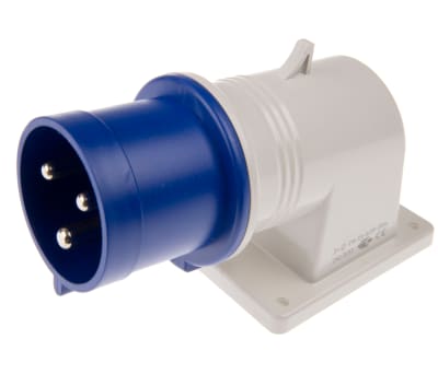 Product image for IP44 2P+E APPLIANCE INLET CONN,32A 230V