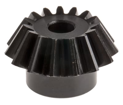 Product image for Gear,bevel,steel,2.0 module,15 teeth