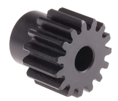 Product image for Gear, spur, steel, 1.5 module, 15 teeth