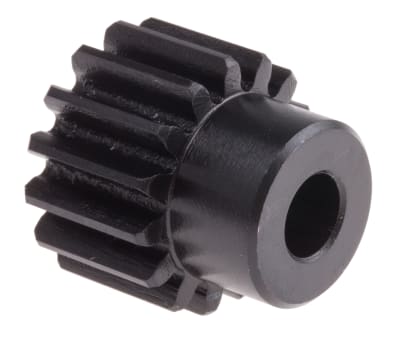 Product image for Gear, spur, steel, 1.5 module, 15 teeth