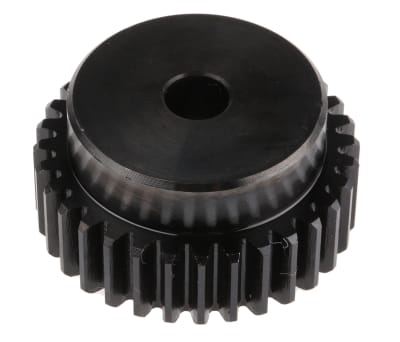 Product image for Gear, spur, steel, 1.5 module, 32 teeth