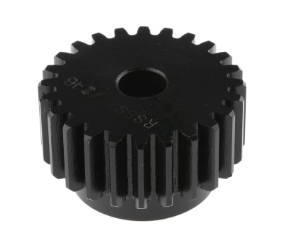 Product image for Gear, spur, steel, 2.0 module, 24 teeth