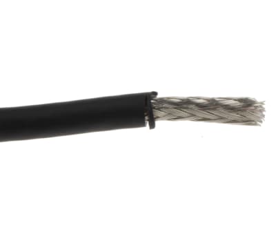 Product image for Cable Coax RG174 U PVC black 50m