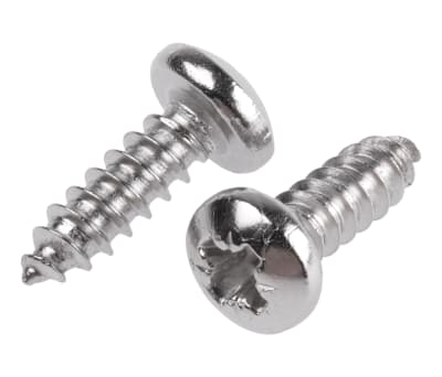 Product image for Cross self tap screw pan A4 No8 x 1/2in