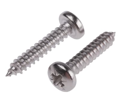 Product image for Cross self tap screw pan A4 No10 x 1in