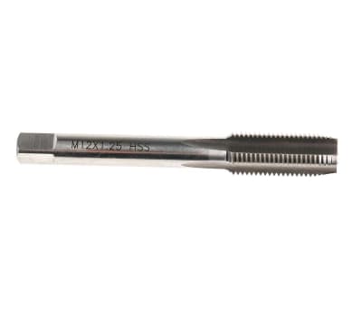 Product image for RS PRO HSS M12 Second, Straight Flute Threading Tap, 88 mm Length