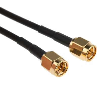 Product image for SMA strt-strt plg RG174 RF cable,0.5m