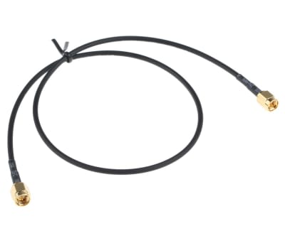 Product image for SMA strt-strt plg RG174 RF cable,0.5m