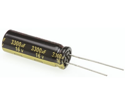 Product image for Al Electrolytic Cap 105C 16V 3300uF