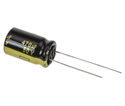 Product image for AL ELECTROLYTIC CAP 105 DEGC 50V 470UF