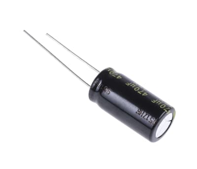 Product image for Al Electrolytic Cap 105C 35V 470uF