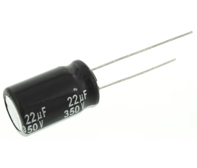 Product image for Al electrolytic cap ED type A,22uF 350V