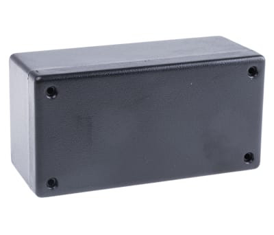 Product image for Blk flame retardant ABS box,131x66x55mm