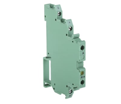 Product image for DIN rail optocoupler, 5Vdc in, 100kHz