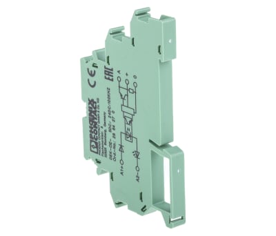 Product image for DIN rail optocoupler, 5Vdc in, 100kHz