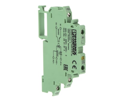 Product image for DIN rail optocoupler, 24Vdc in/24Vdc out