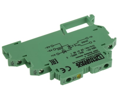 Product image for DIN rail optocoupler, 5Vdc in/24Vdc out