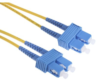 Product image for SC-SC patchlead OS1 Duplex Yellow 1m