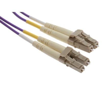 Product image for LC-LC patchlead OM3 Duplex Purple 5m