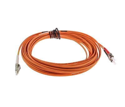 Product image for LC-ST patchlead OM1 Duplex Orange 10m