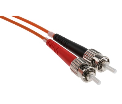 Product image for LC-ST patchlead OM1 Duplex Orange 10m