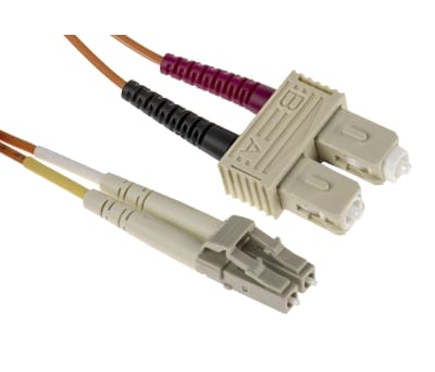 Product image for LC-SC patchlead OM2 Duplex Orange 10m