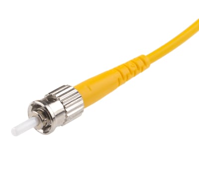 Product image for SC-ST 09/125 simplex Yellow 3m patchcord