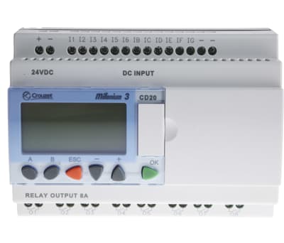 Product image for M3 controller, 20 I/O relay O/P 24Vdc