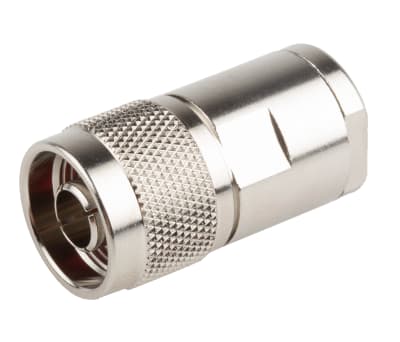 Product image for N series RF coax plug, 50 Ohm, URM67