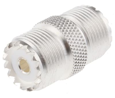 Product image for Straight 50Ω RF Adapter UHF Socket to UHF Socket 500MHz