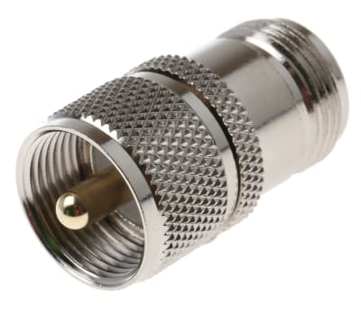 Product image for NickelPt male UHF to female N adaptor