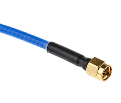 Product image for SMA to SMA plug RF 26GHz cable, 0.25m